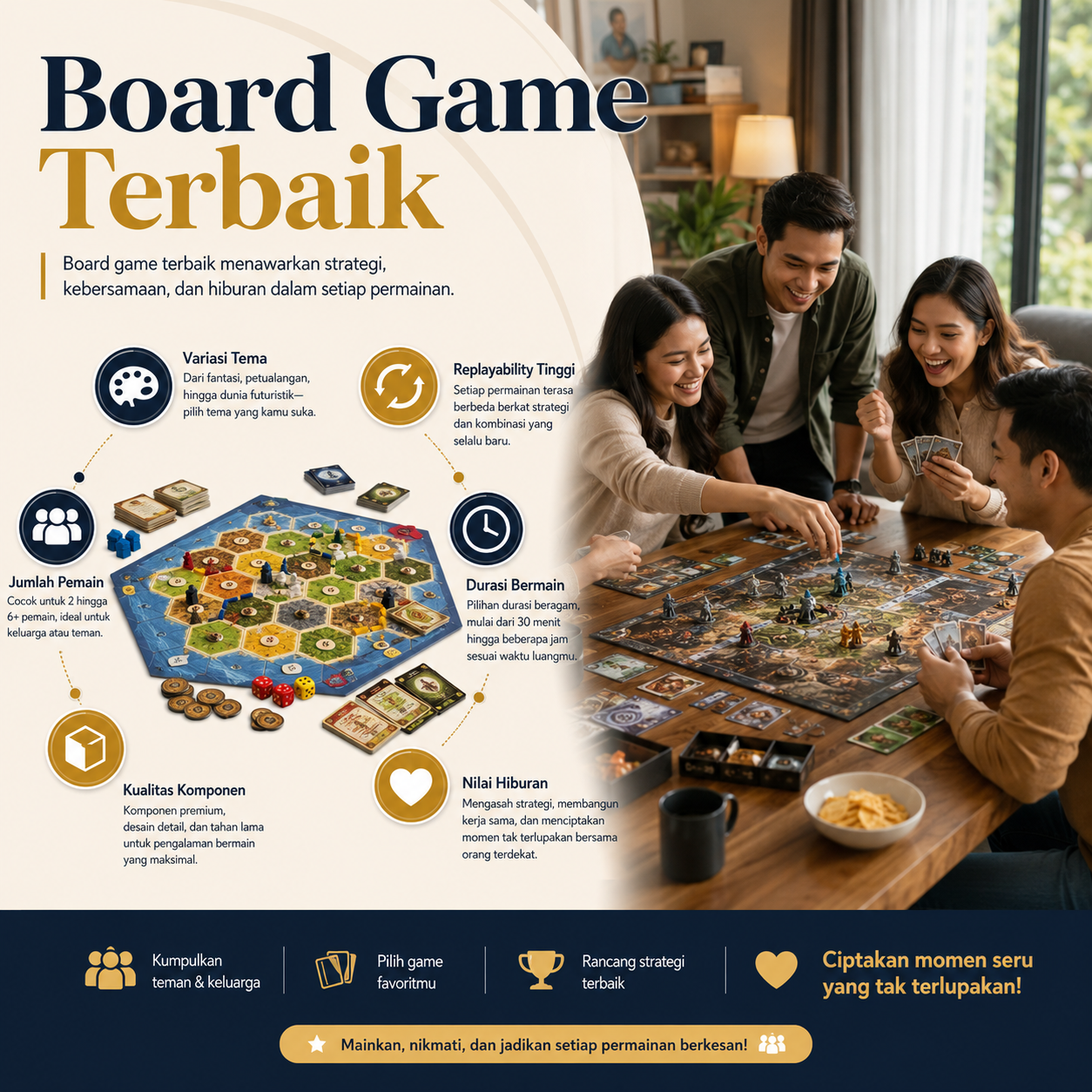 Board Game Terbaik untuk Pemain Profesional: Strategi, Kedalaman, dan Nilai Kompetitif